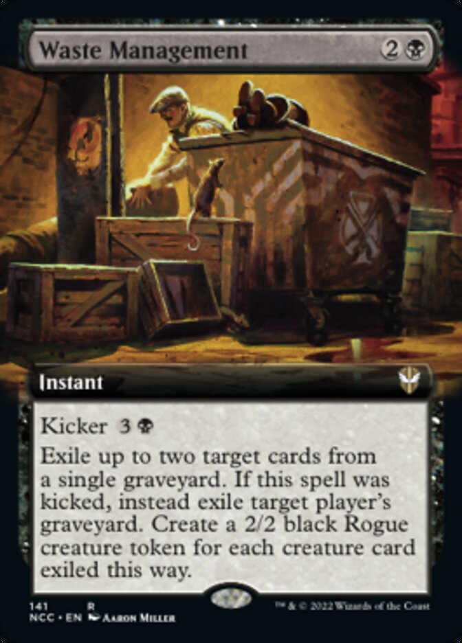 Waste Management (Extended Art) [Streets of New Capenna Commander] | Good Games Morley