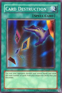 Card Destruction [DLG1-EN085] Super Rare | Good Games Morley