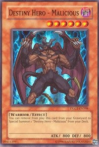 Destiny HERO - Malicious [DLG1-EN108] Super Rare | Good Games Morley