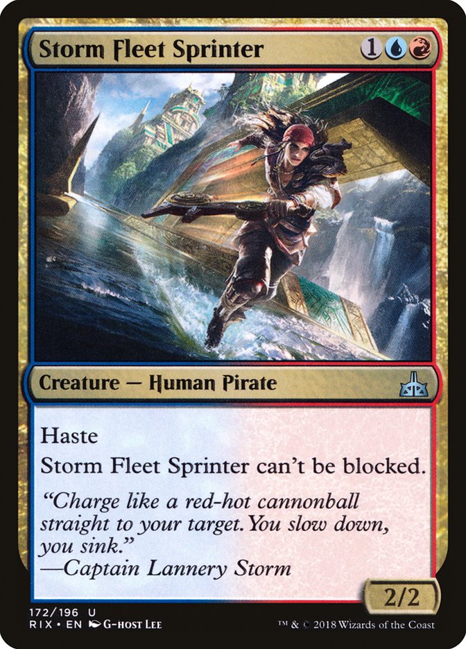 Storm Fleet Sprinter [Rivals of Ixalan] | Good Games Morley