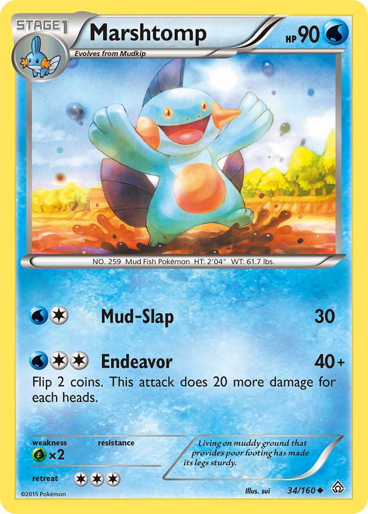 Marshtomp (34/160) [XY: Primal Clash] | Good Games Morley