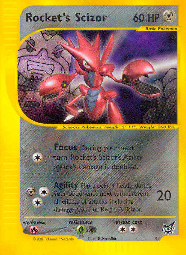 Rocket's Scizor (4) [Best of Promos] | Good Games Morley