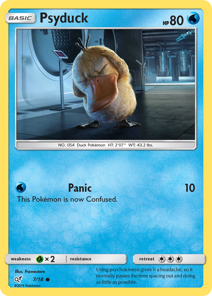 Psyduck (7/18) [Sun & Moon: Detective Pikachu] | Good Games Morley
