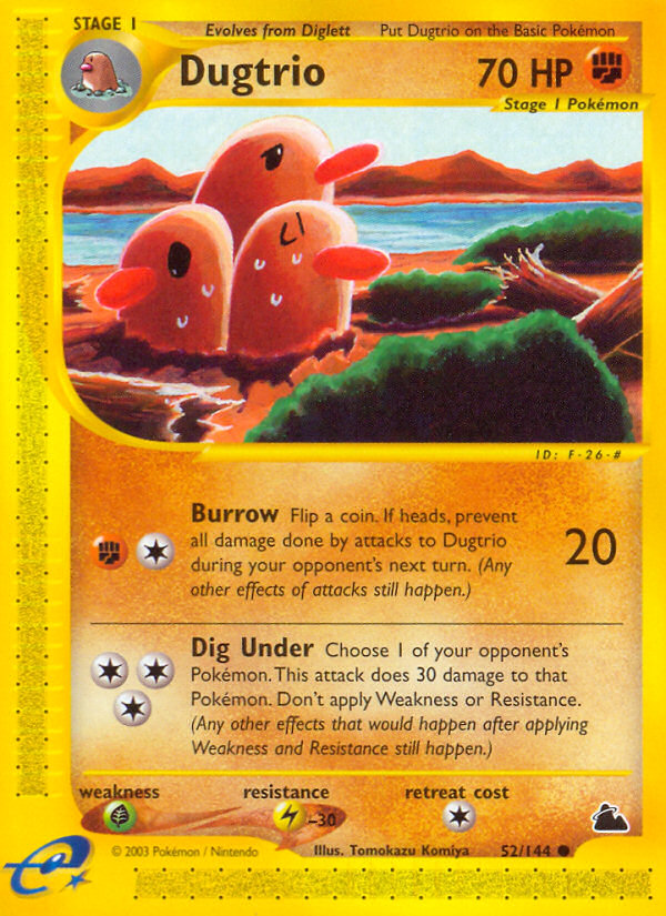 Dugtrio (52/144) [Skyridge] | Good Games Morley