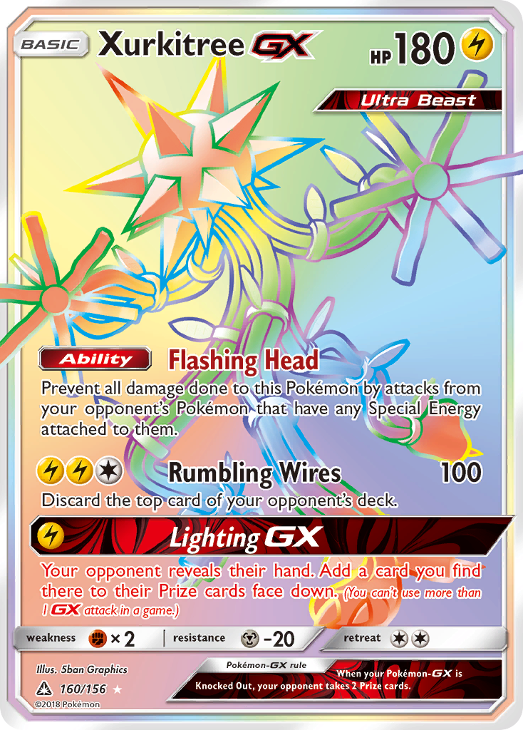 Xurkitree GX (160/156) [Sun & Moon: Ultra Prism] | Good Games Morley