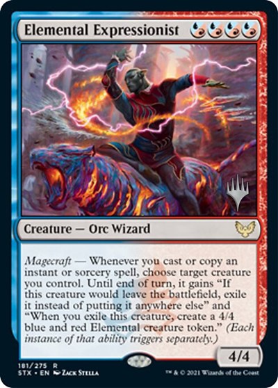Elemental Expressionist (Promo Pack) [Strixhaven: School of Mages Promos] | Good Games Morley