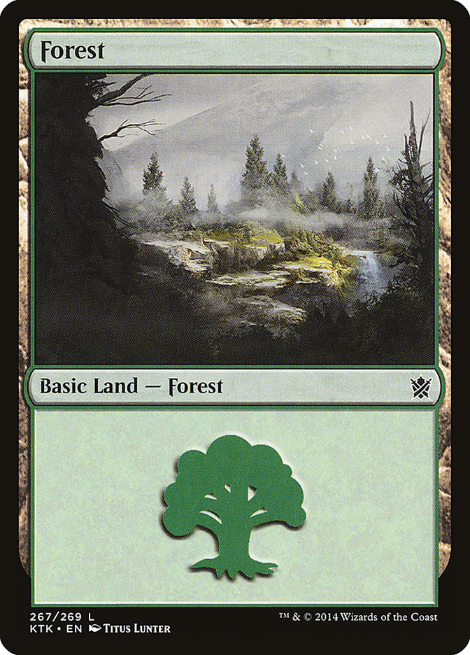 Forest (267) [Khans of Tarkir] | Good Games Morley
