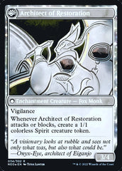 The Restoration of Eiganjo // Architect of Restoration [Kamigawa: Neon Dynasty Prerelease Promos] | Good Games Morley