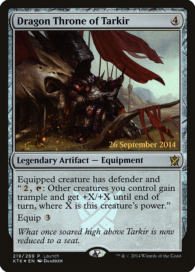 Dragon Throne of Tarkir (Launch) [Khans of Tarkir Prerelease Promos] | Good Games Morley