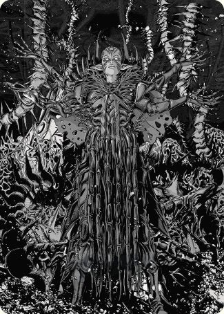 Nissa, Ascended Animist Art Card [Phyrexia: All Will Be One Art Series] | Good Games Morley