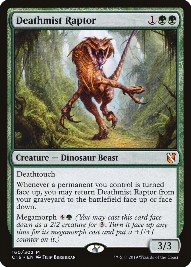 Deathmist Raptor [Commander 2019] | Good Games Morley