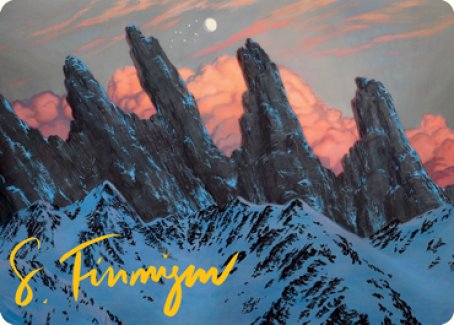 Mountain (275) Art Card (Gold-Stamped Signature) [Dungeons & Dragons: Adventures in the Forgotten Realms Art Series] | Good Games Morley