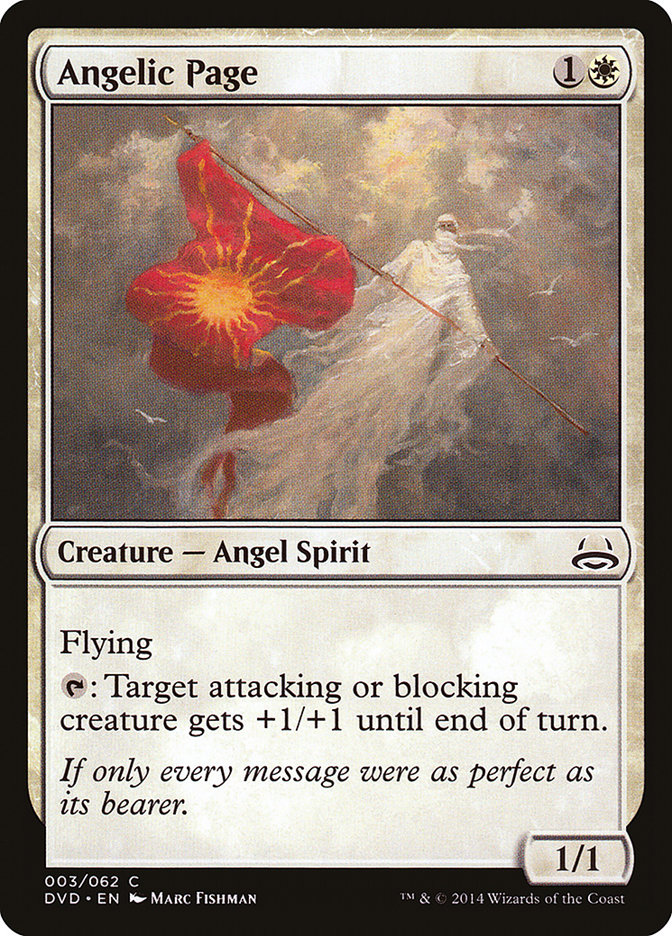 Angelic Page (Divine vs. Demonic) [Duel Decks Anthology] | Good Games Morley