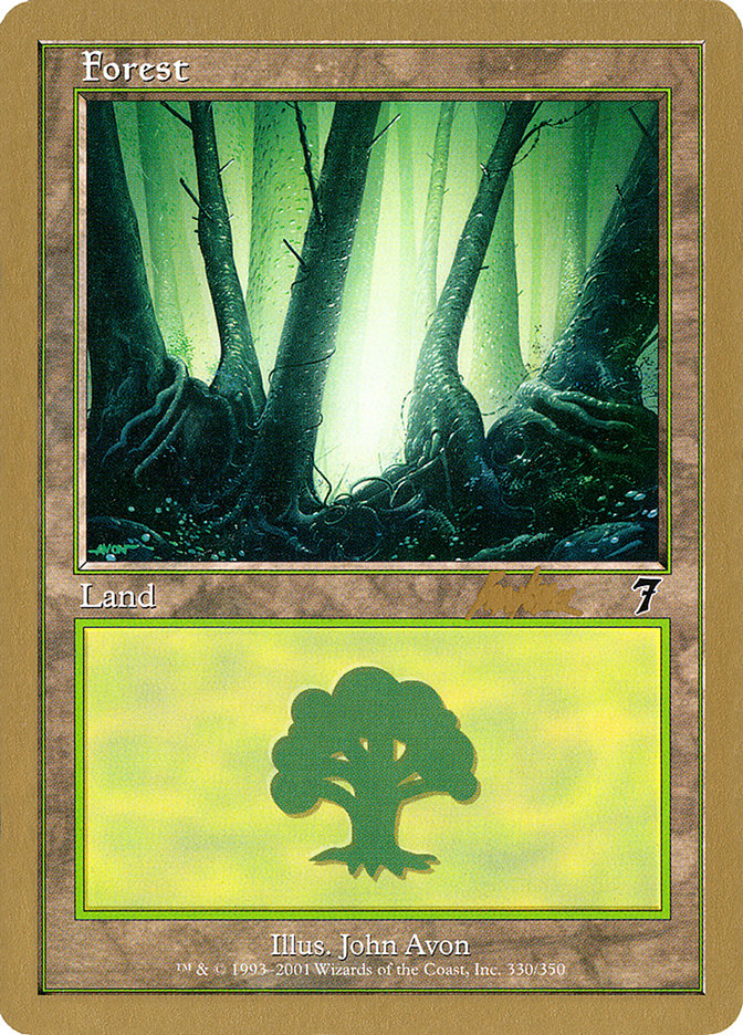 Forest (bk330) (Brian Kibler) [World Championship Decks 2002] | Good Games Morley