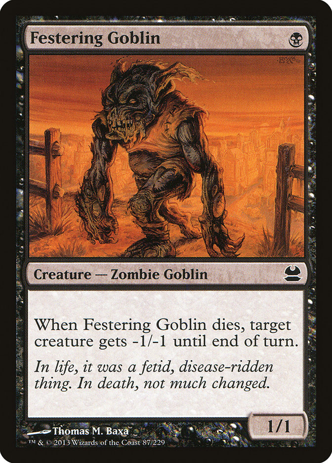 Festering Goblin [Modern Masters] | Good Games Morley