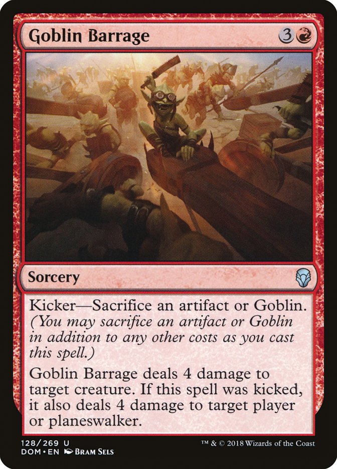 Goblin Barrage [Dominaria] | Good Games Morley