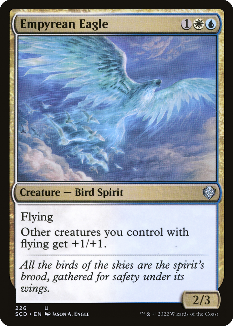 Empyrean Eagle [Starter Commander Decks] | Good Games Morley