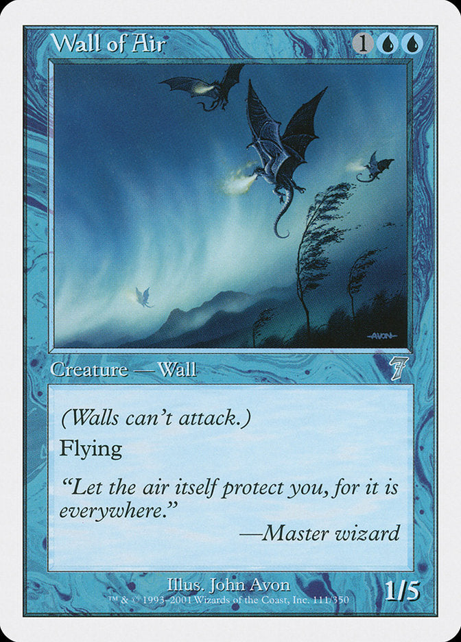 Wall of Air [Seventh Edition] | Good Games Morley