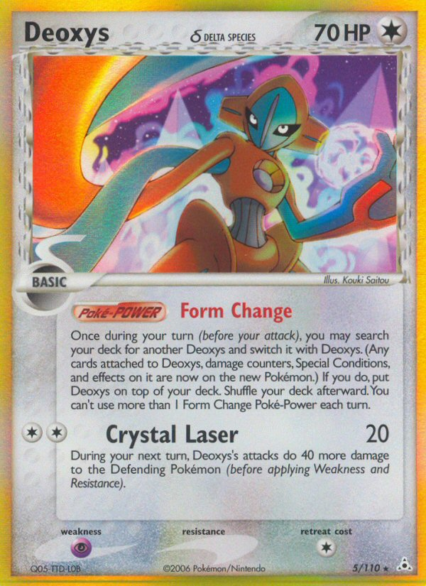 Deoxys (5/110) (Delta Species) [EX: Holon Phantoms] | Good Games Morley