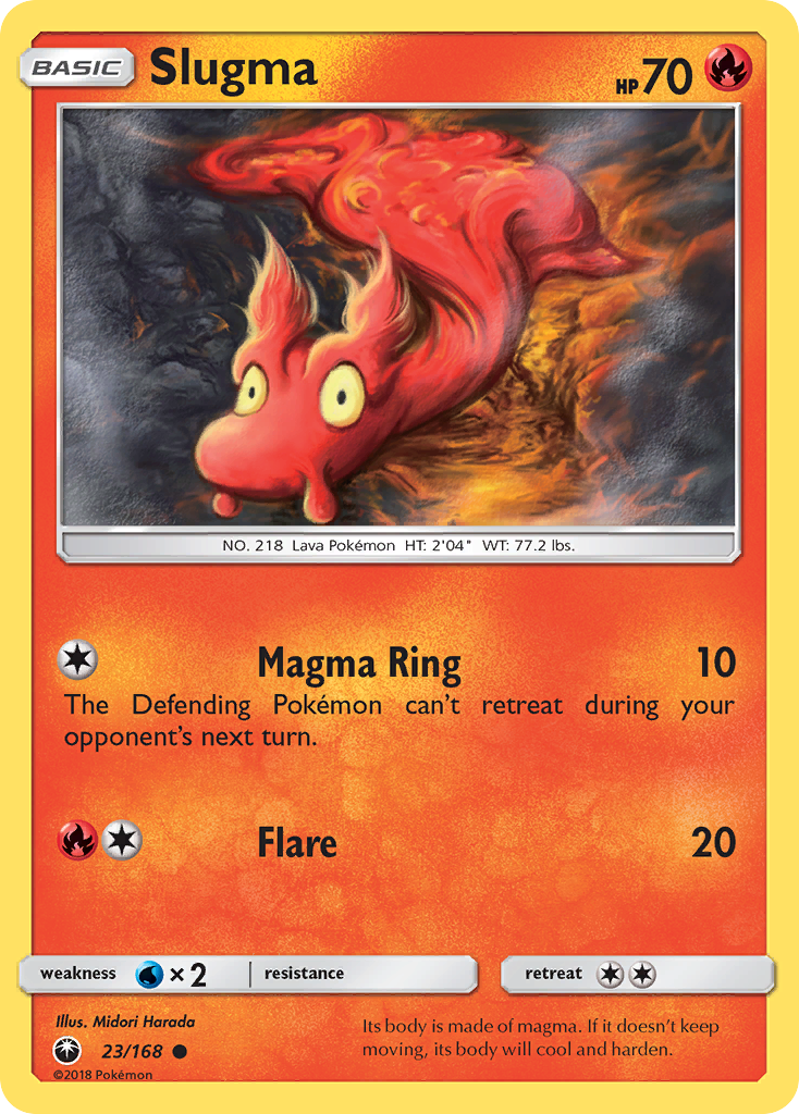 Slugma (23/168) [Sun & Moon: Celestial Storm] | Good Games Morley
