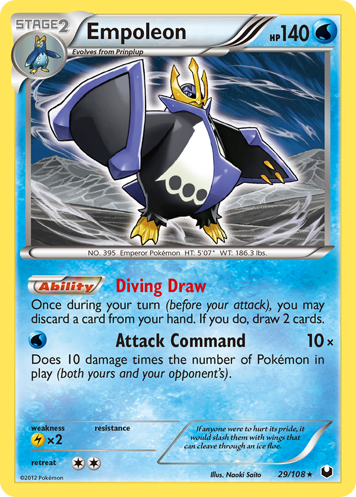 Empoleon (29/108) [Black & White: Dark Explorers] | Good Games Morley