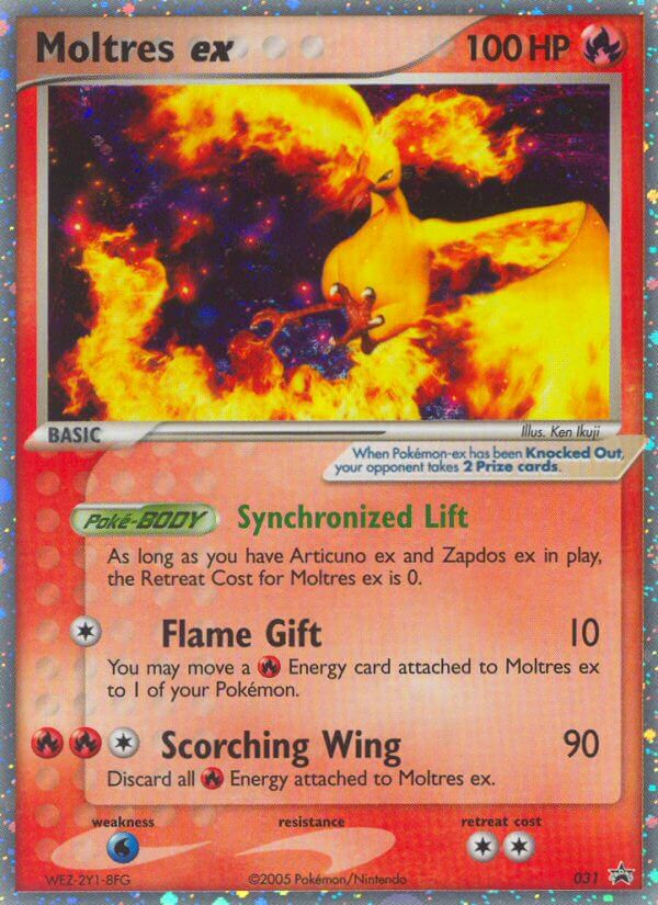 Moltres ex (031) [Nintendo: Black Star Promos] | Good Games Morley