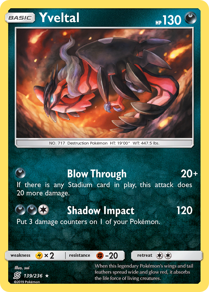 Yveltal (139/236) [Sun & Moon: Unified Minds] | Good Games Morley