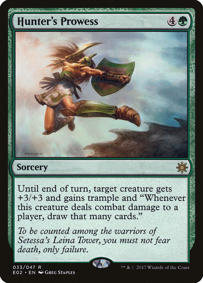 Hunter's Prowess [Explorers of Ixalan] | Good Games Morley
