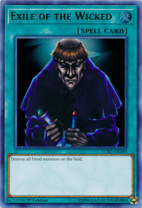 Exile of the Wicked [LCKC-EN100] Ultra Rare | Good Games Morley