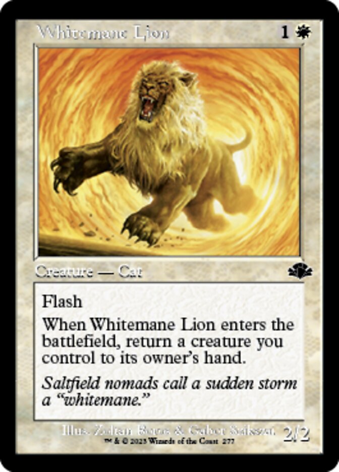 Whitemane Lion (Retro) [Dominaria Remastered] | Good Games Morley