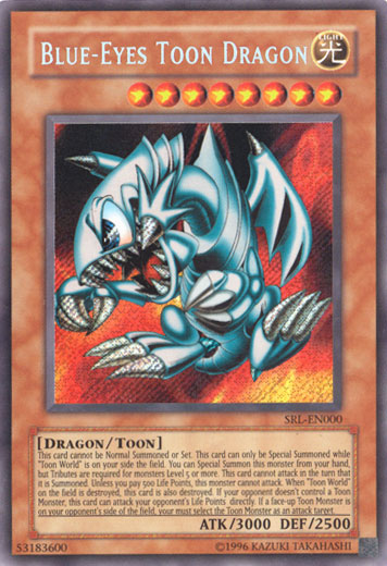 Blue-Eyes Toon Dragon [SRL-EN000] Secret Rare | Good Games Morley