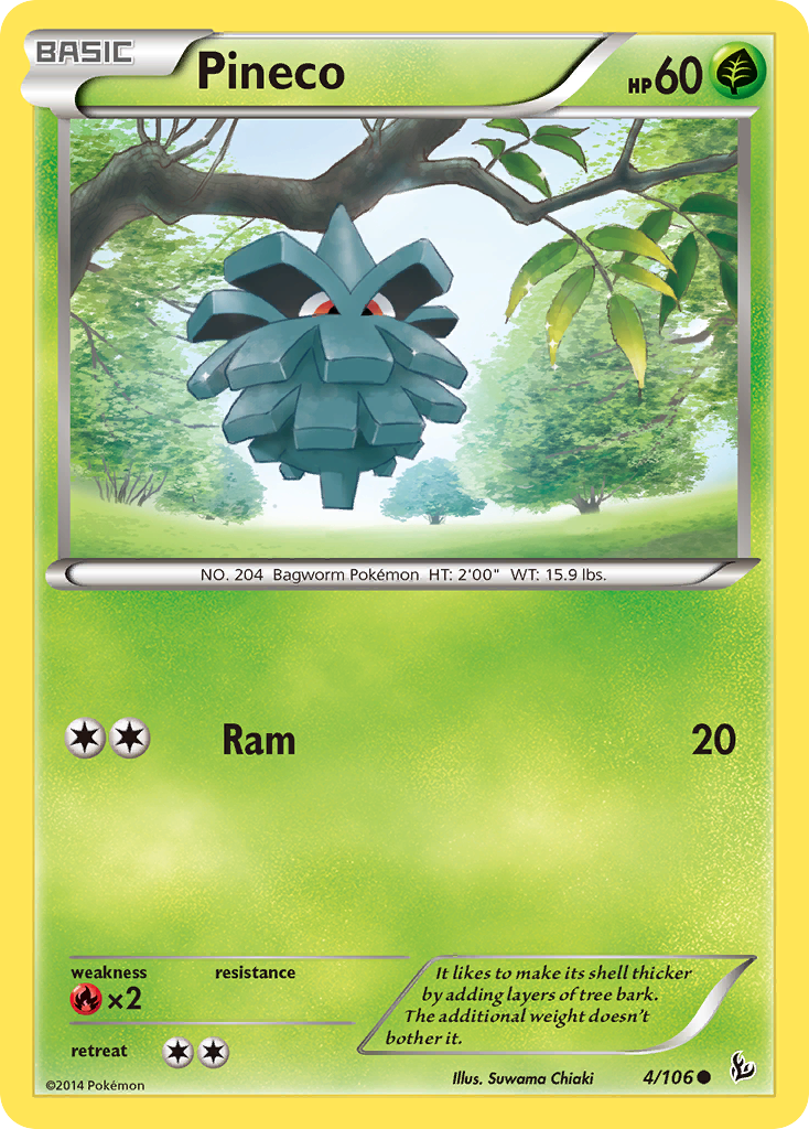 Pineco (4/106) [XY: Flashfire] | Good Games Morley