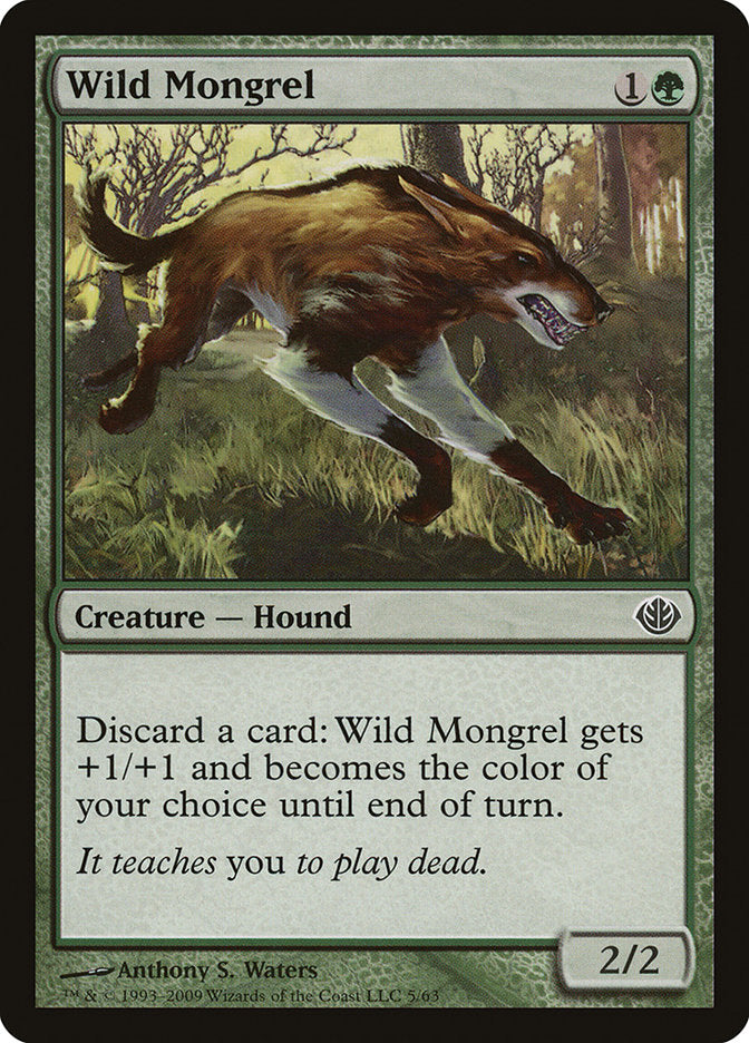 Wild Mongrel [Duel Decks: Garruk vs. Liliana] | Good Games Morley