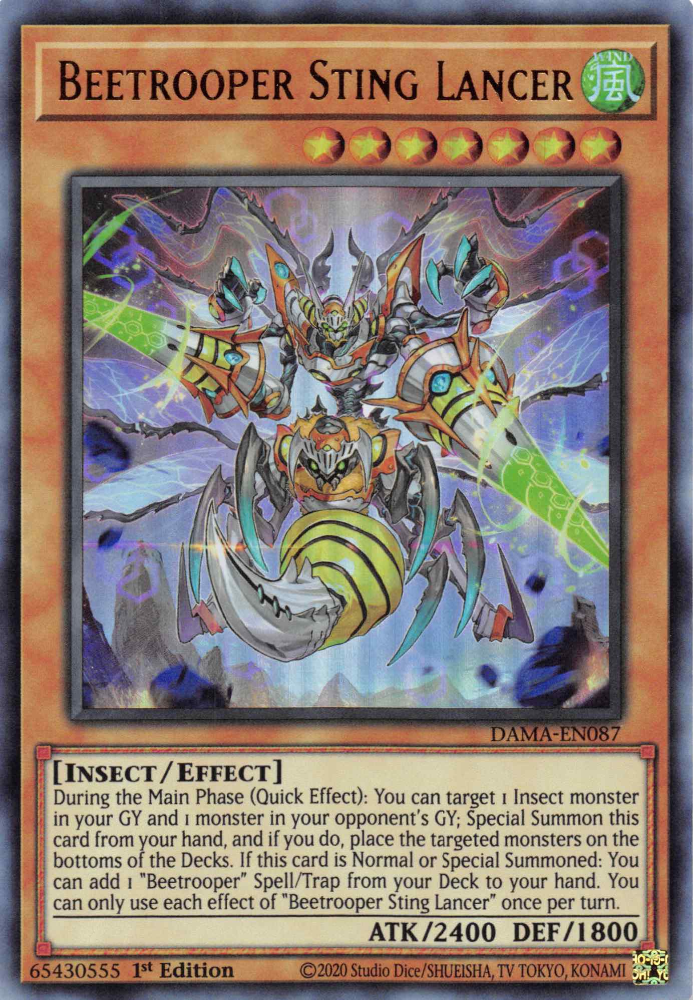 Beetrooper Sting Lancer [DAMA-EN087] Ultra Rare | Good Games Morley
