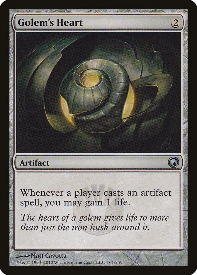 Golem's Heart [Scars of Mirrodin] | Good Games Morley