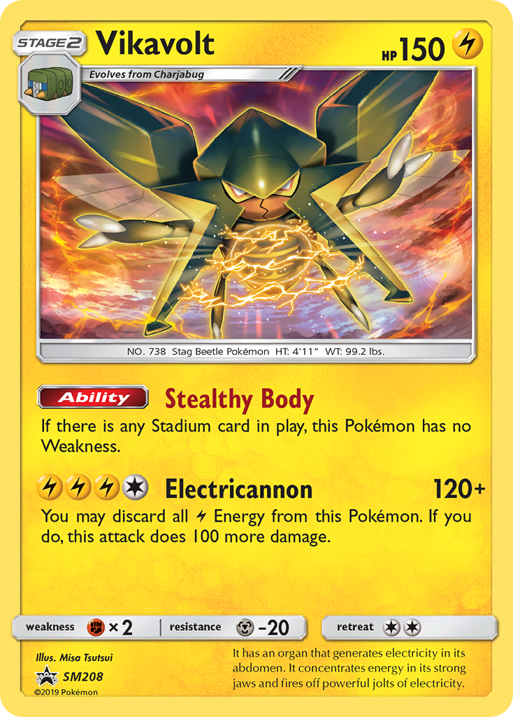 Vikavolt (SM208) [Sun & Moon: Black Star Promos] | Good Games Morley