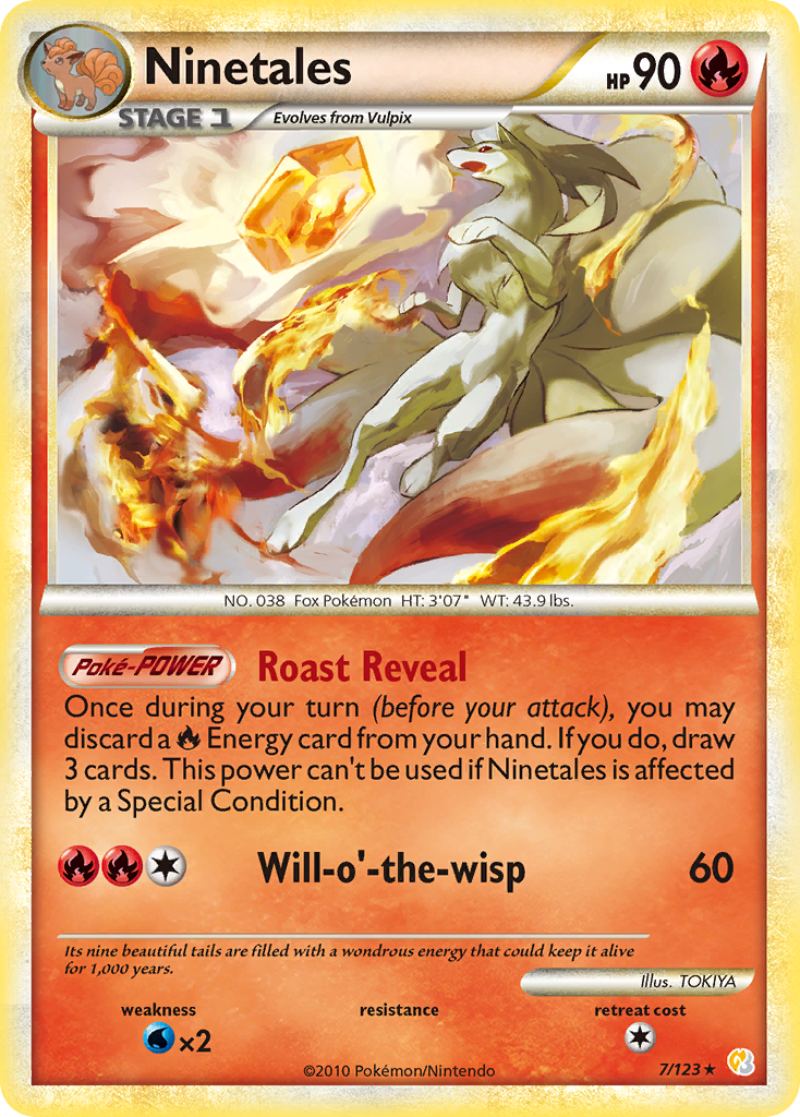 Ninetales (7/123) [HeartGold & SoulSilver: Base Set] | Good Games Morley