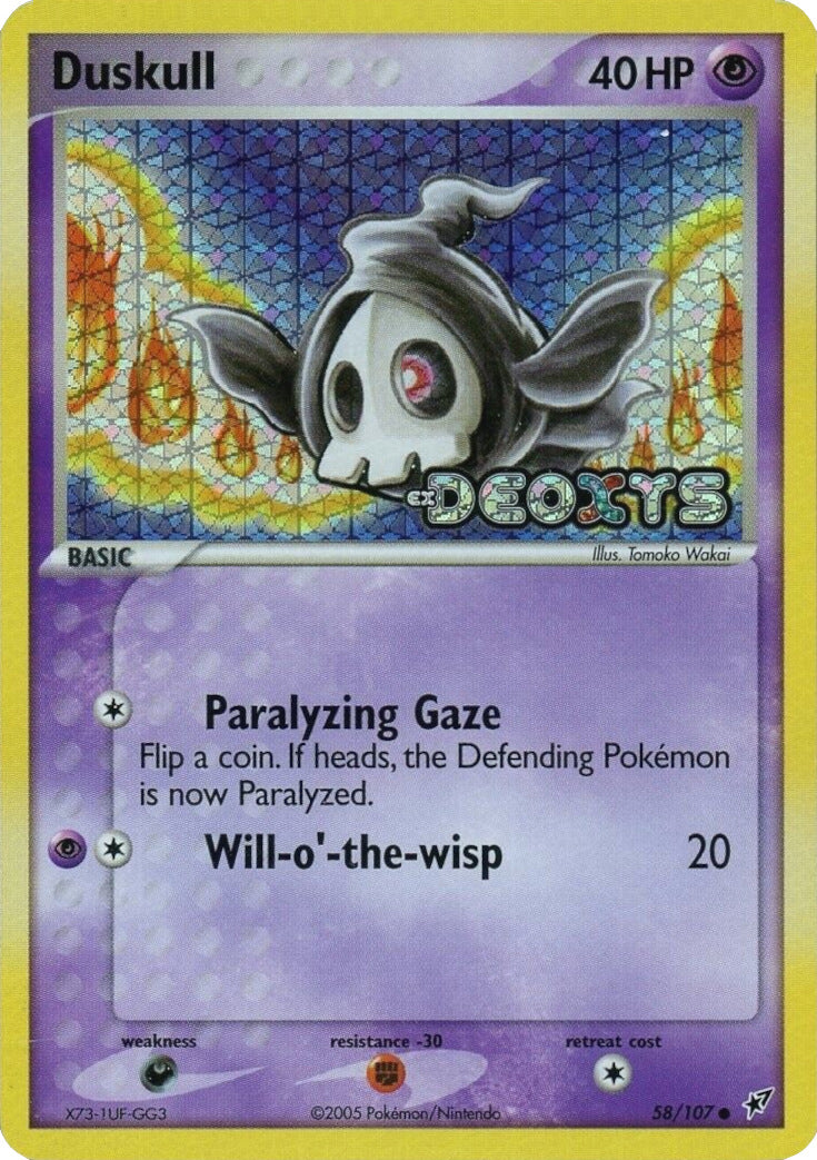 Duskull (58/107) (Stamped) [EX: Deoxys] | Good Games Morley