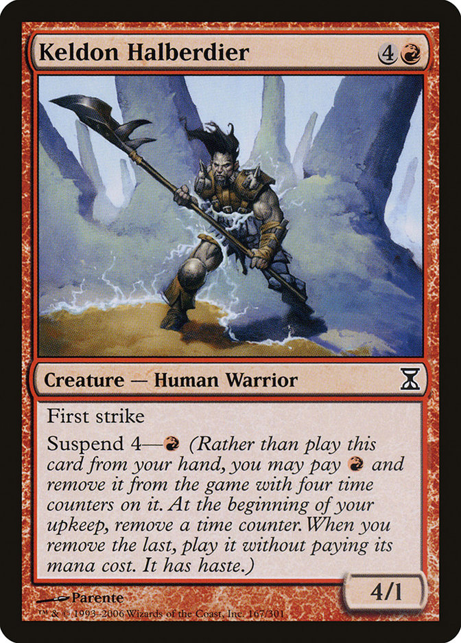 Keldon Halberdier [Time Spiral] | Good Games Morley