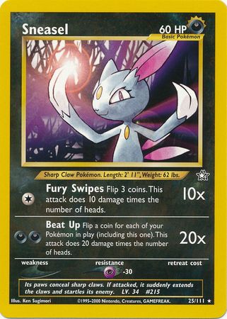 Sneasel (25/111) [Neo Genesis Unlimited] | Good Games Morley
