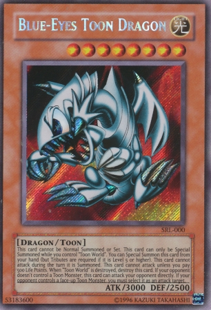 Blue-Eyes Toon Dragon [SRL-000] Secret Rare | Good Games Morley