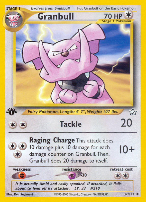 Granbull (37/111) [Neo Genesis 1st Edition] | Good Games Morley