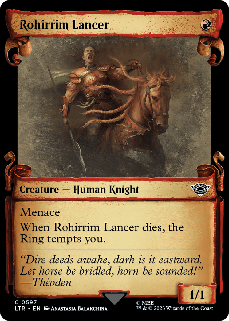 Rohirrim Lancer [The Lord of the Rings: Tales of Middle-Earth Showcase Scrolls] | Good Games Morley