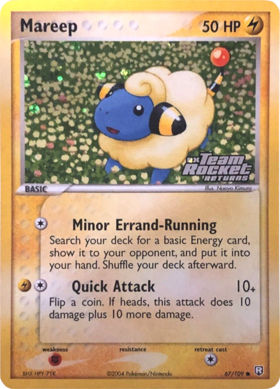 Mareep (67/109) (Stamped) [EX: Team Rocket Returns] | Good Games Morley