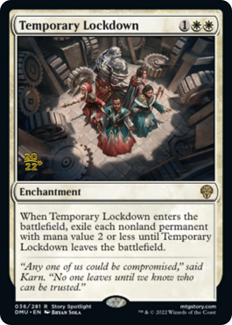 Temporary Lockdown [Dominaria United Prerelease Promos] | Good Games Morley