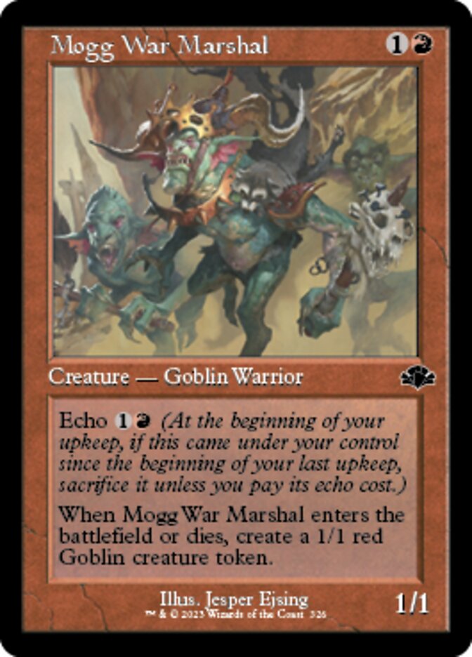 Mogg War Marshal (Retro) [Dominaria Remastered] | Good Games Morley