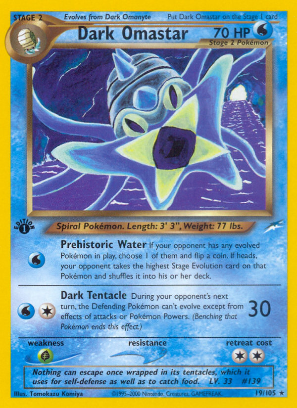 Dark Omastar (19/105) [Neo Destiny 1st Edition] | Good Games Morley