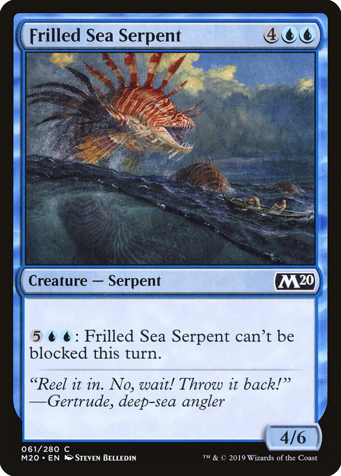 Frilled Sea Serpent [Core Set 2020] | Good Games Morley