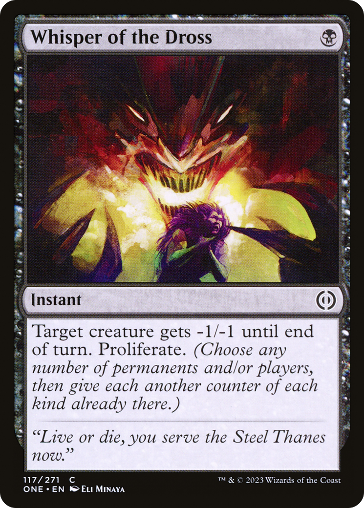 Whisper of the Dross [Phyrexia: All Will Be One] | Good Games Morley