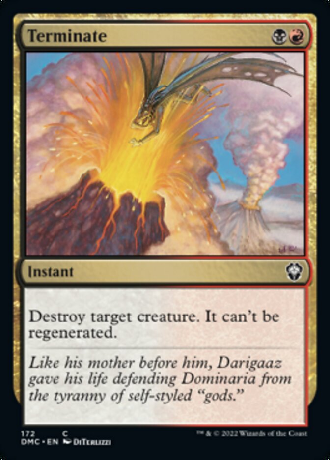 Terminate [Dominaria United Commander] | Good Games Morley